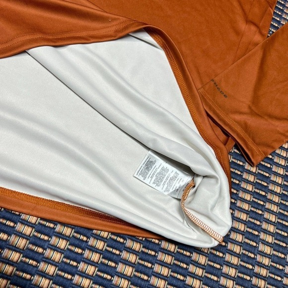 Columbia PHG Shirt Mens XL Orange Game Flag Terminal Shot Long Sleeve UPF 50 - Picture 11 of 12